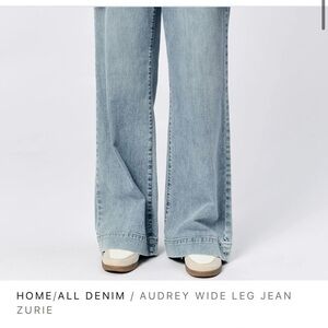 NWT Dear John Audrey Wide Leg Jeans - Light Blue Wash, size 27